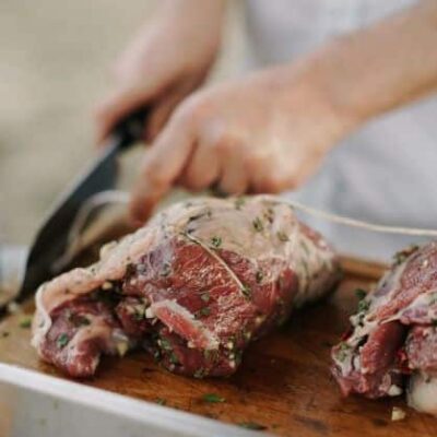 Rosemary and Mint - Boned Lamb Shoulder