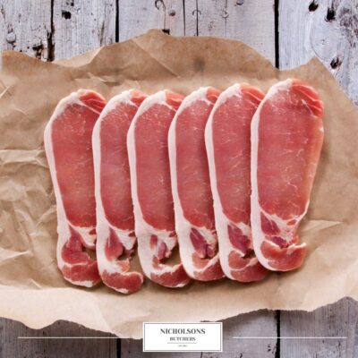 Smoked Dry Cured Bacon x8 (min 350g)